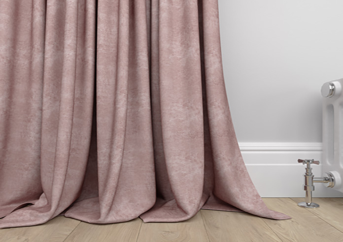 Florence Faux Suede, Petal Pink - Made to Measure Curtains - Image 6